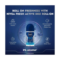 Nivea Men Fresh Active Anti-Perspirant Roll-On (Imported)
