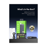 Oraimo 22.5W Super Fast 20000mAh Power Bank (OPB-7204Q)