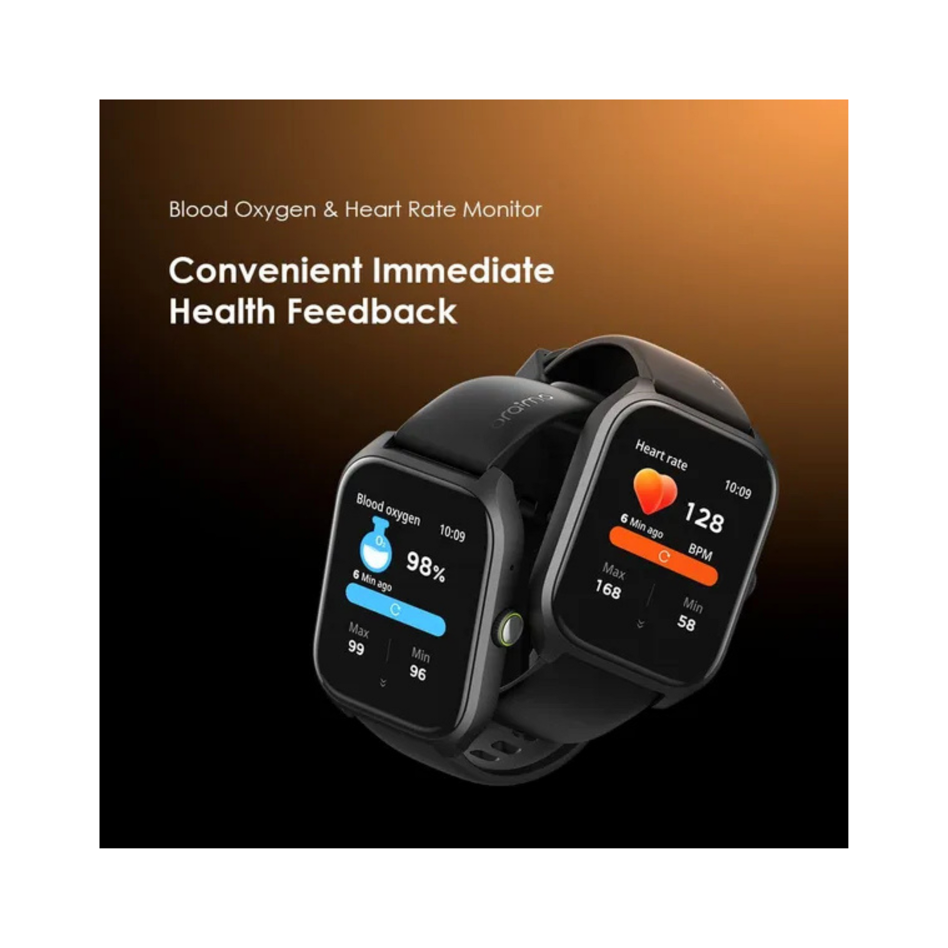 Oraimo Watch 5 Lite 2.01" HD IP68 Smart Watch (osw-804)