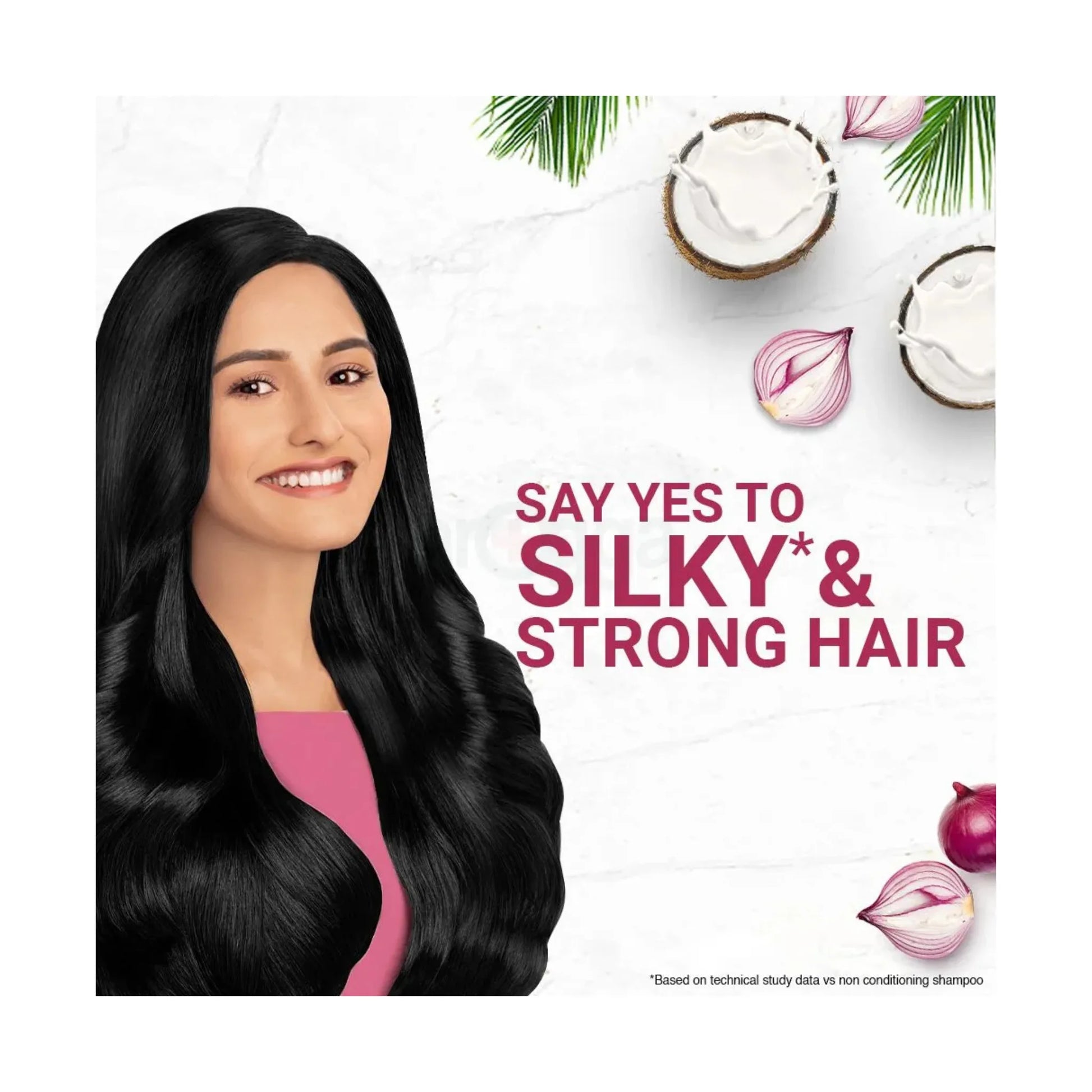 Parachute Natural Shampoo Onion Advanced Hair Fall Control 345ml