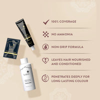Lafz Permanent Hair Color Cream - Burgundy
