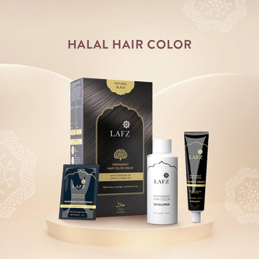 Lafz Permanent Hair Color Cream - Natural Black