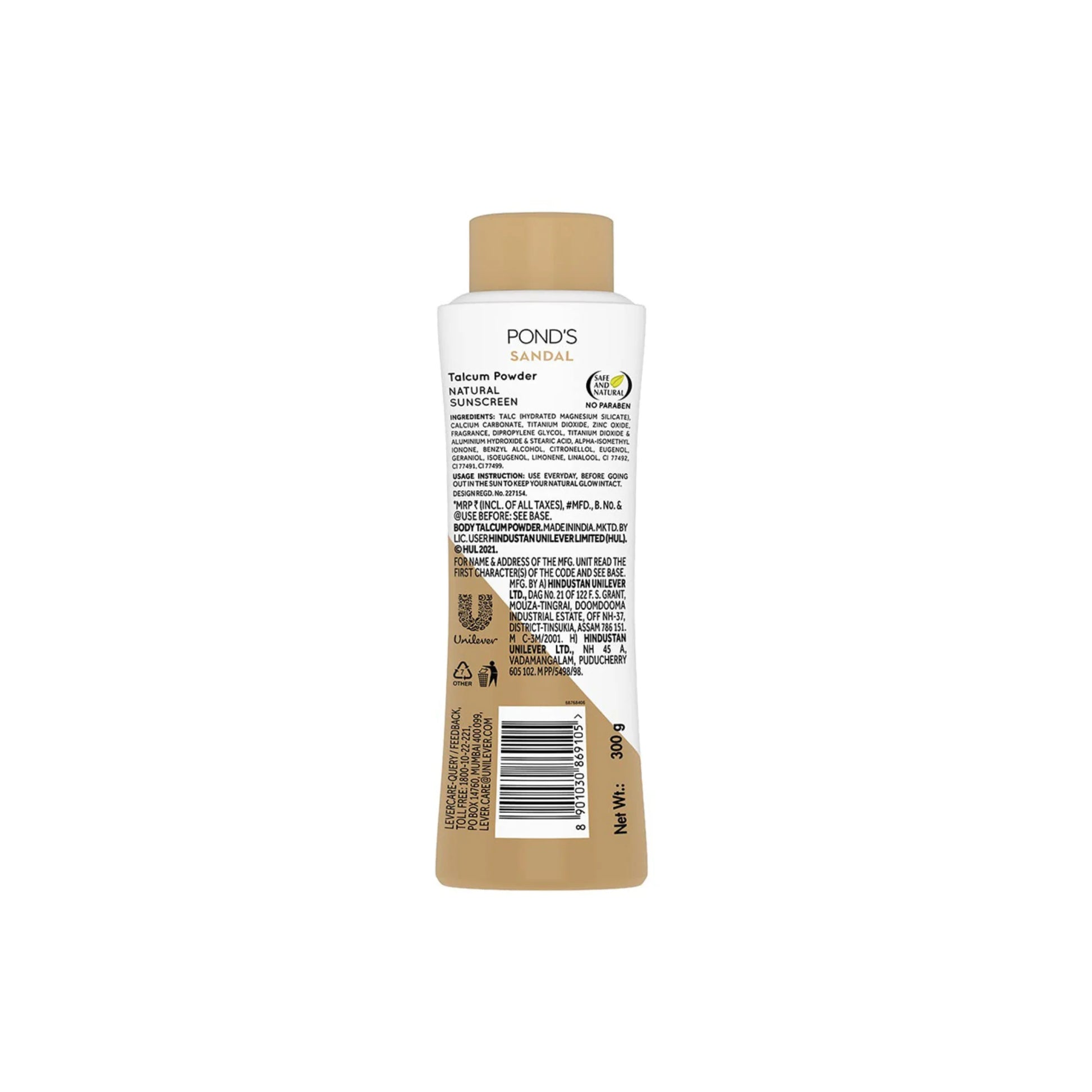Pond's Sandal Radiance Talcum Powder 100gm