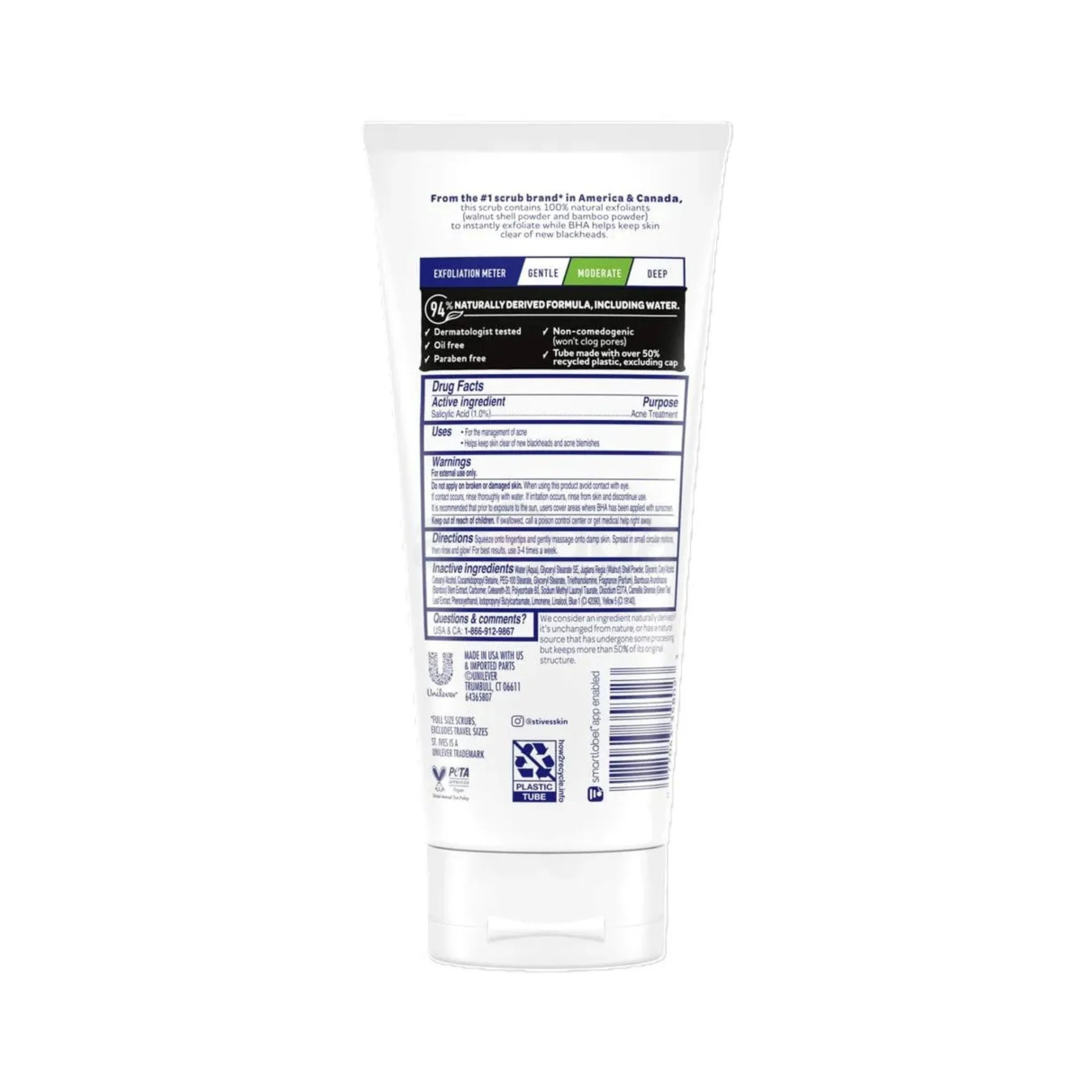 ST. Ives Blackhead Clearing Green Tea Scrub