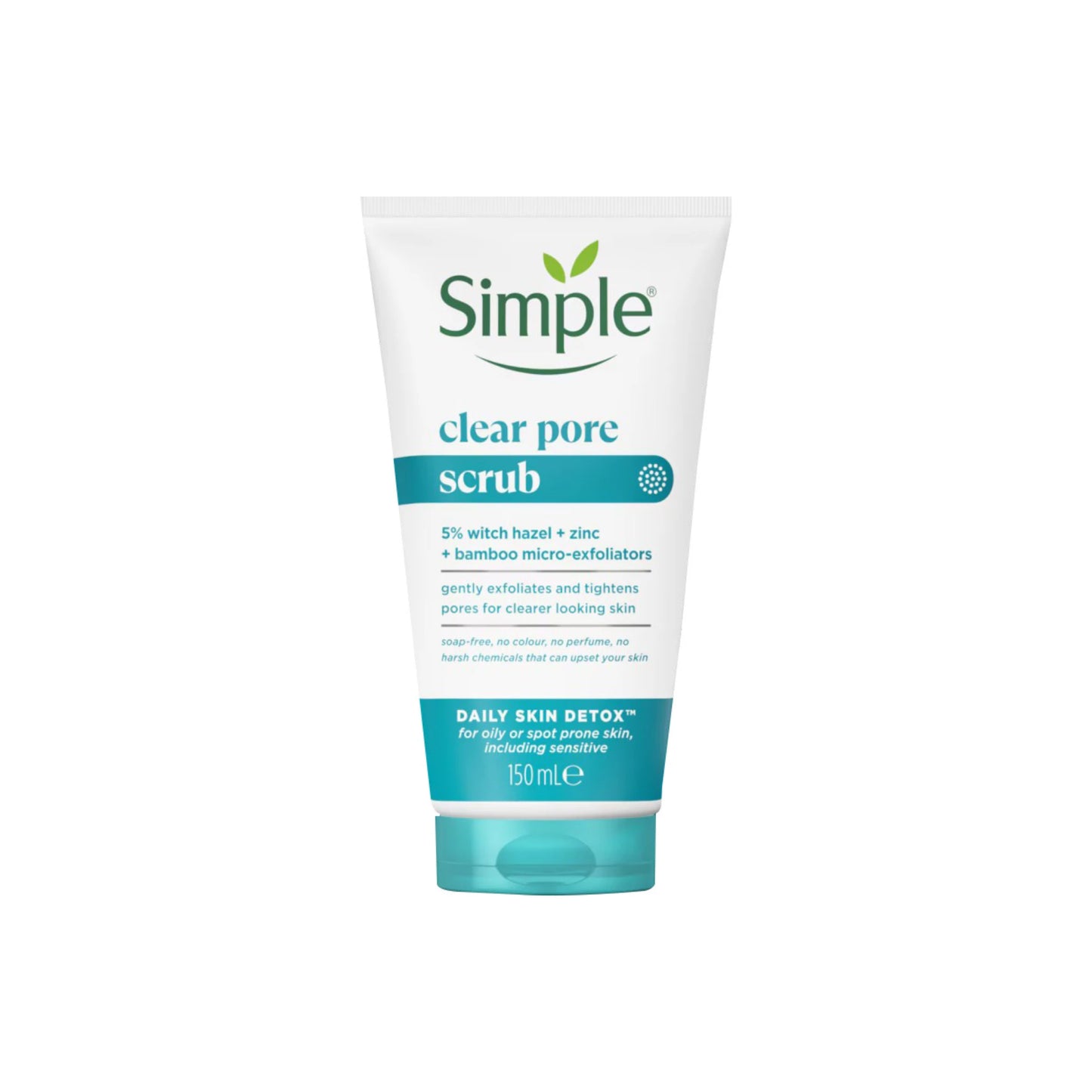 Simple Clear Pore Scrub Daily Skin Detox for Smoother, Clearer Skin