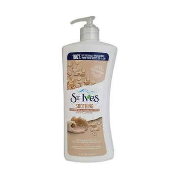 St. Ives Soothing Body Lotion with Oatmeal & Shea Butter for Smooth, Healthy-looking Skin
