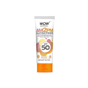 Wow AM2PM Water Resistant Sunscreen Lotion SPF50 100ml
