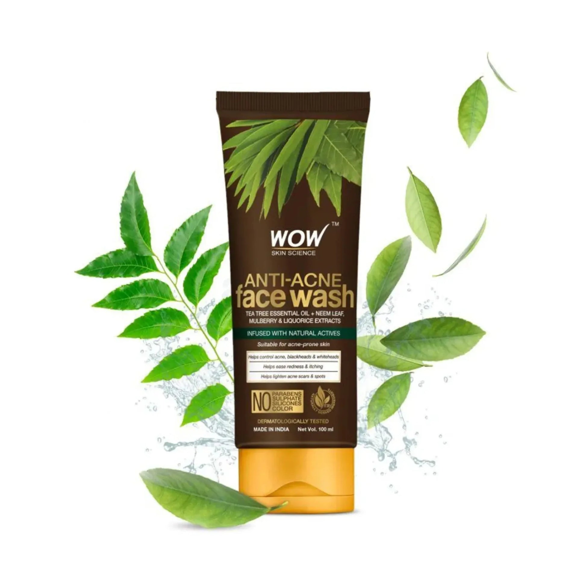 Wow Skin Science Anti Acne Facewash 100ml