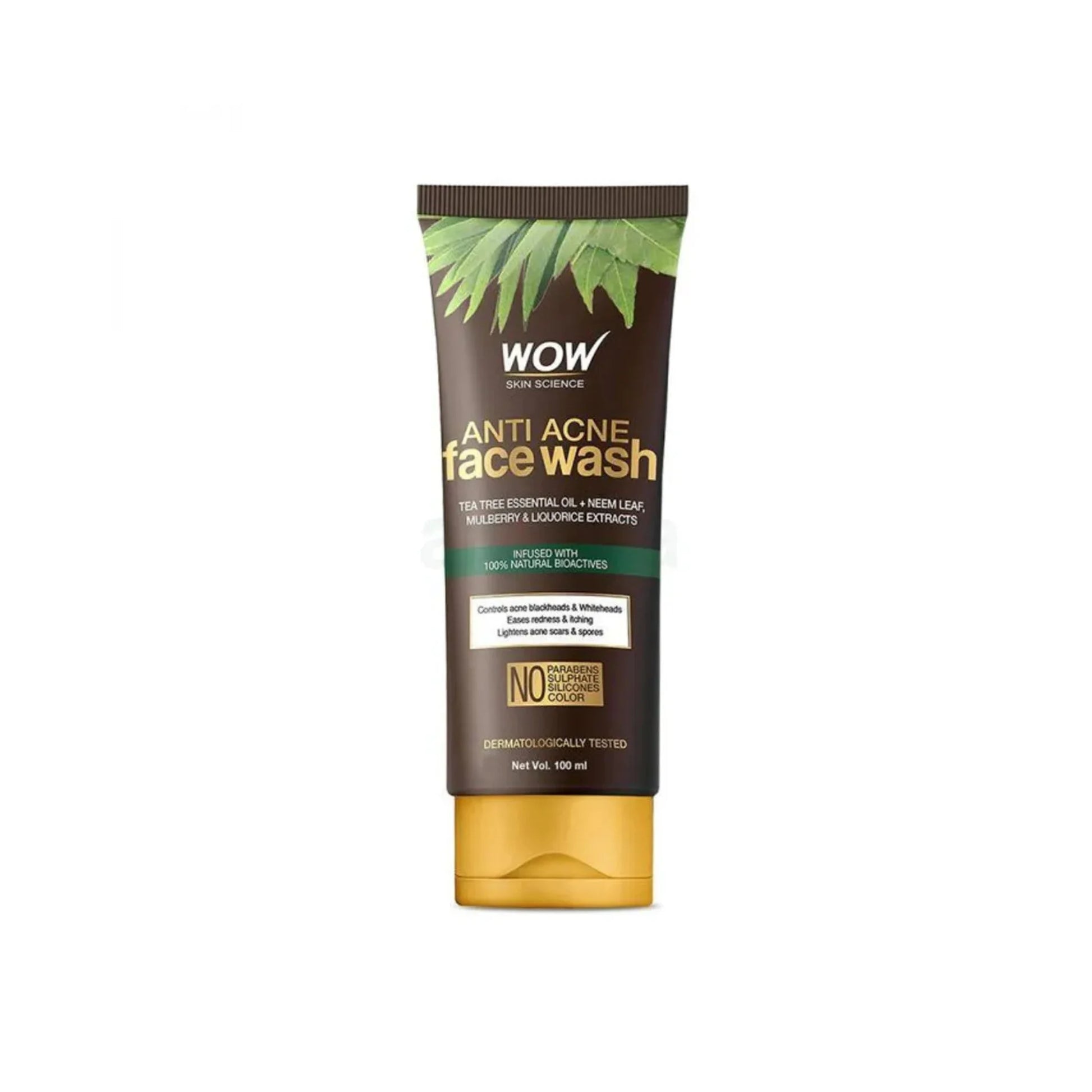 Wow Skin Science Anti Acne Facewash 100ml