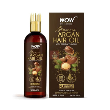 Wow Skin Science Argan Hair Oil With Comb 200ml