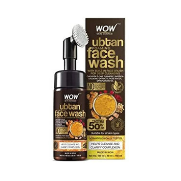 Wow Skin Science Ubtan Foaming Facewash