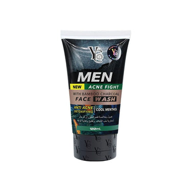 YC Men Acne Fight with Bamboo Charcoal Face Wash 100ml