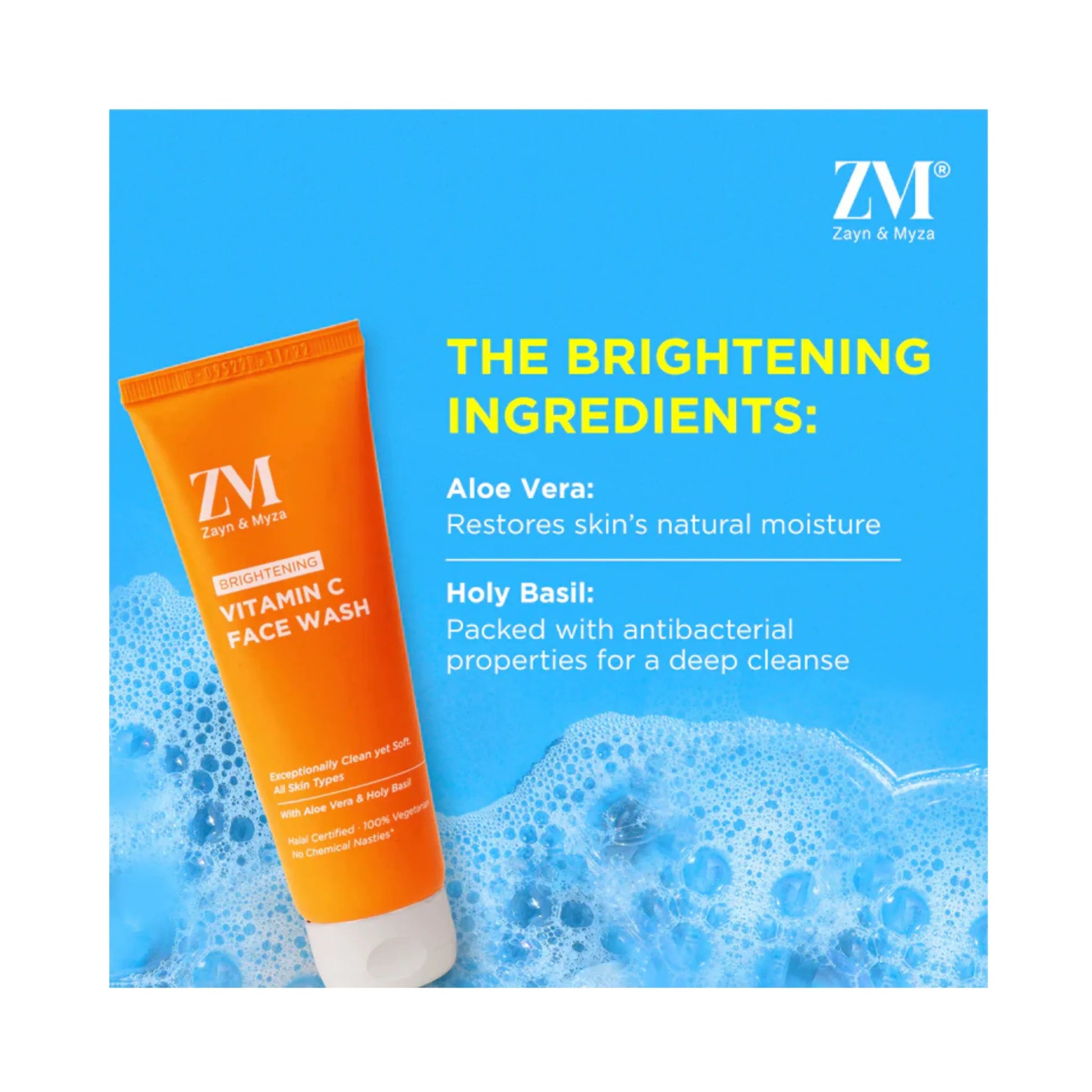 Zayn & Myza Vitamin C Tube Face Wash (75ml)